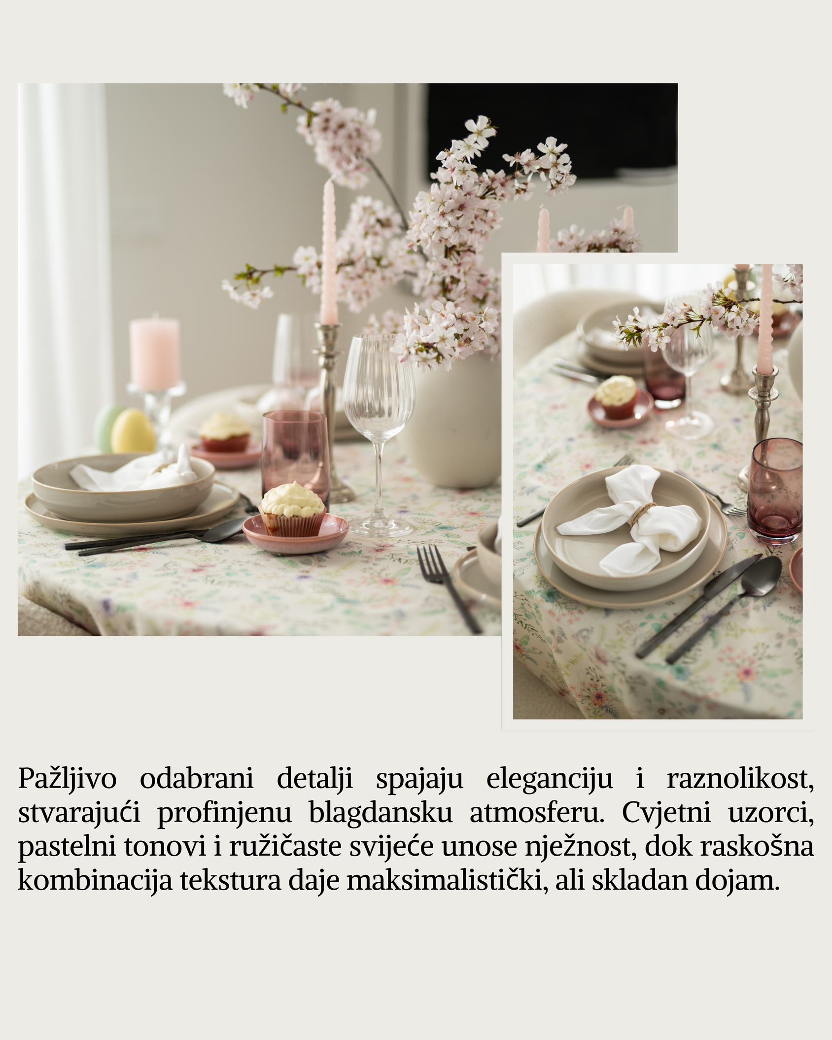 uskrsne dekoracije stola